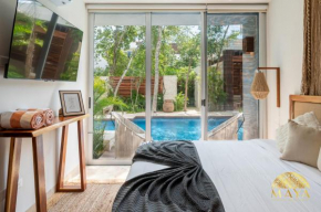 NHOA 107A Lux 2BR Condo Pool access in Aldea Zama
